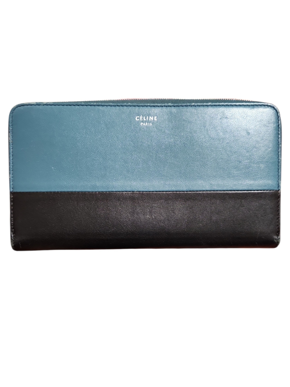 CELINE LUXURY COLORBLOCK LONG WALLET